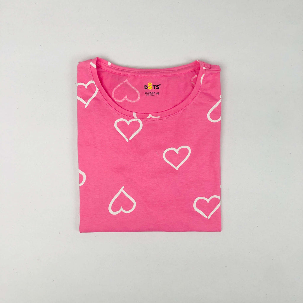 Dots Ladies Printed T-Shirt