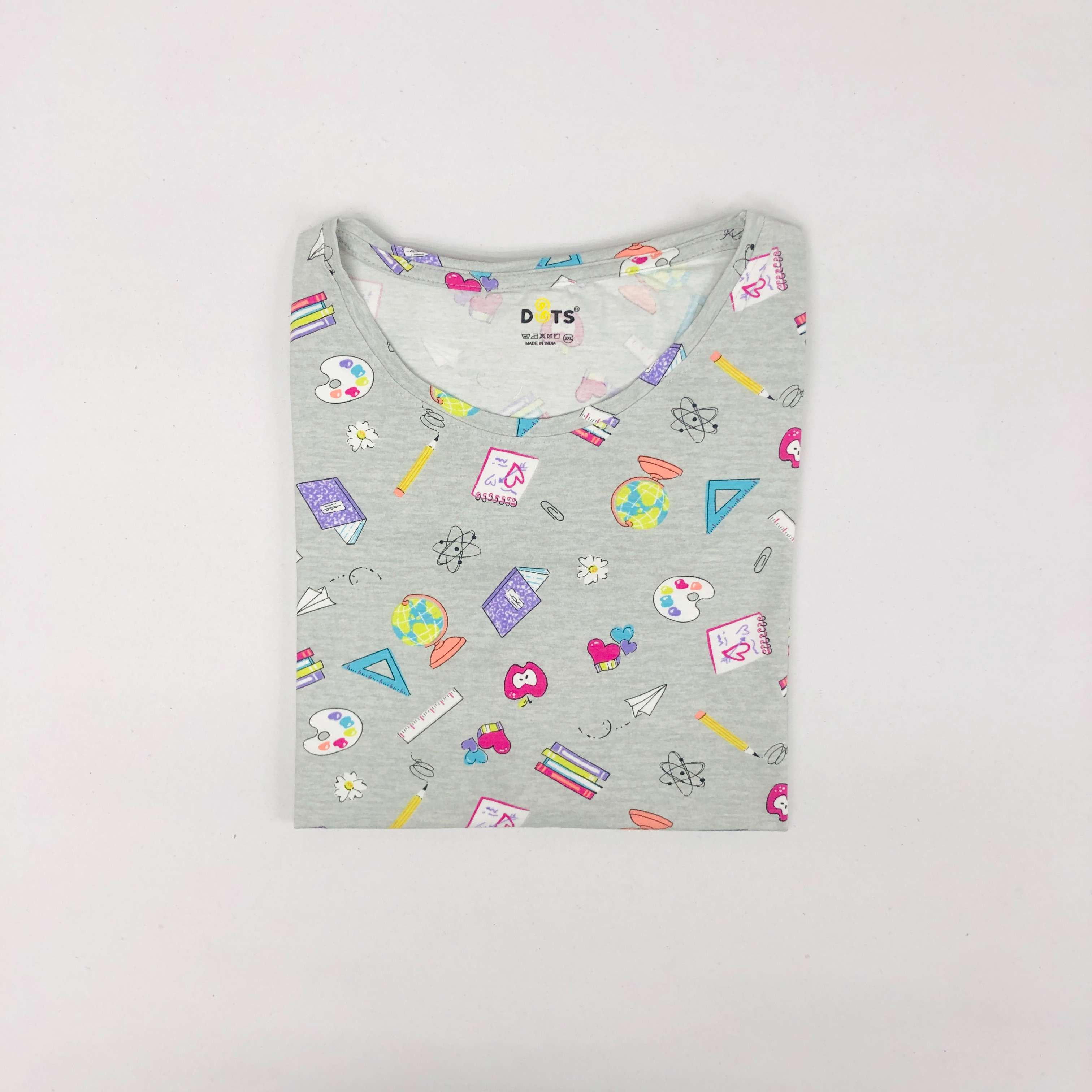Dots Ladies Printed T-Shirt