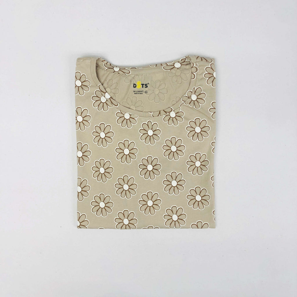 Dots Ladies Printed T-Shirt
