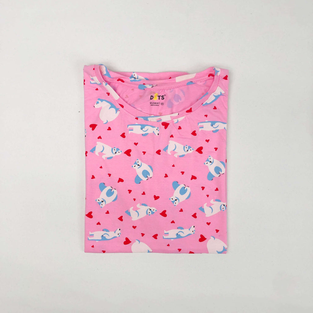 Dots Ladies Printed T-Shirt