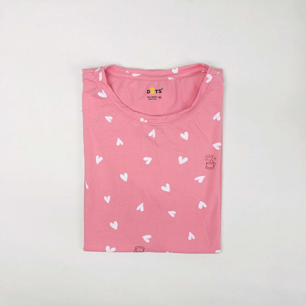 Dots Ladies Printed T-Shirt