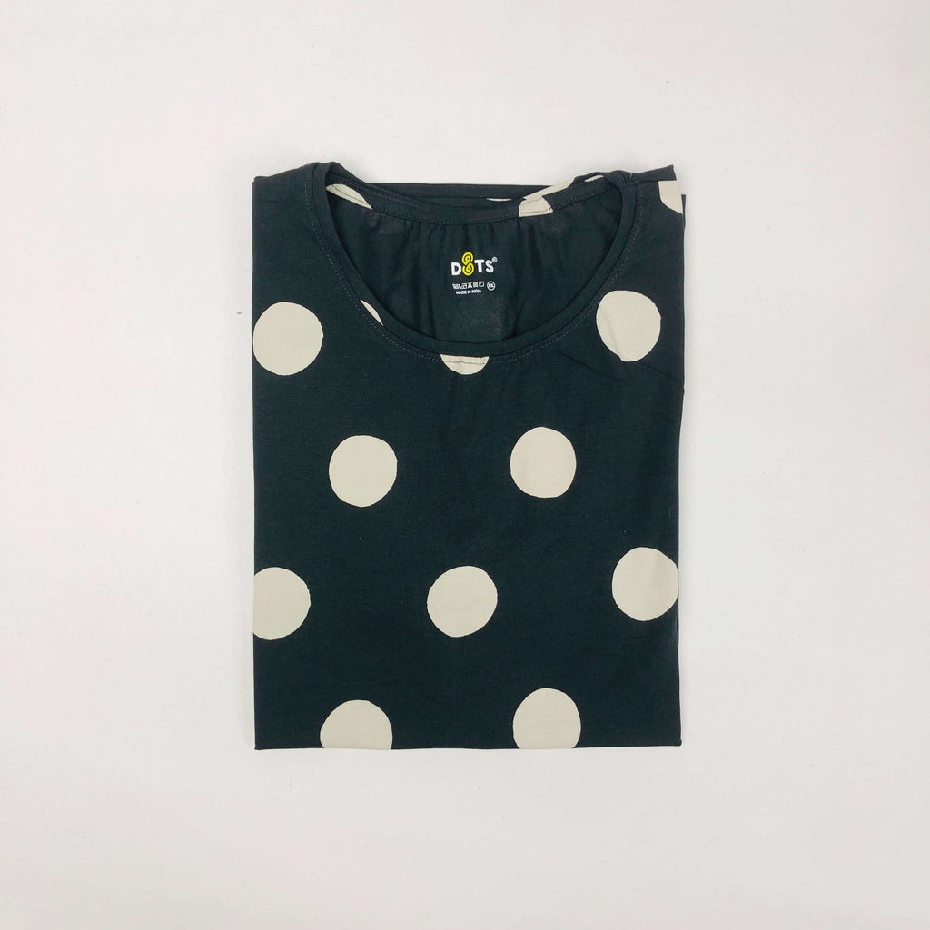 Dots Ladies Printed T-Shirt