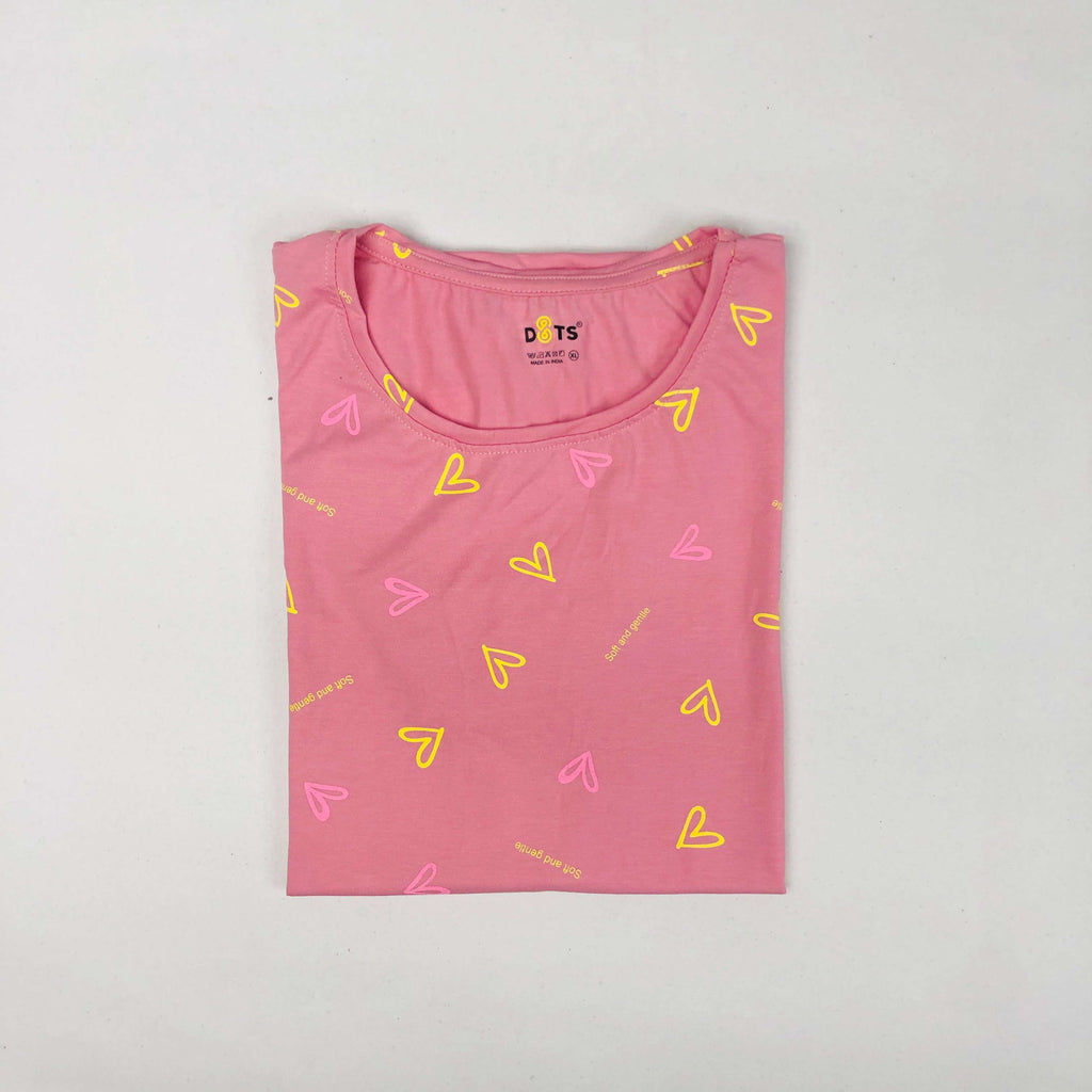 Dots Ladies Printed T-Shirt