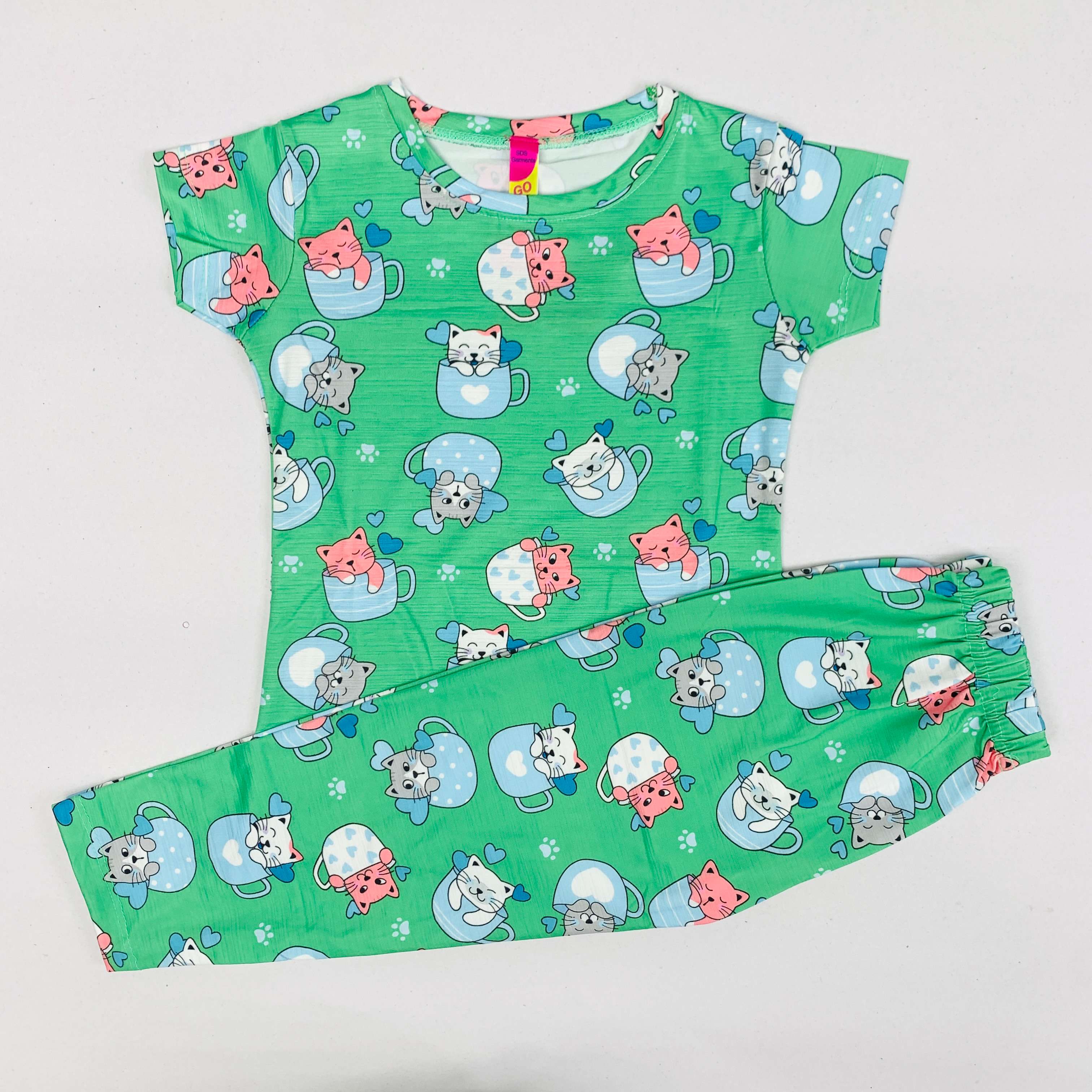 Tiny Kitty Pant Set