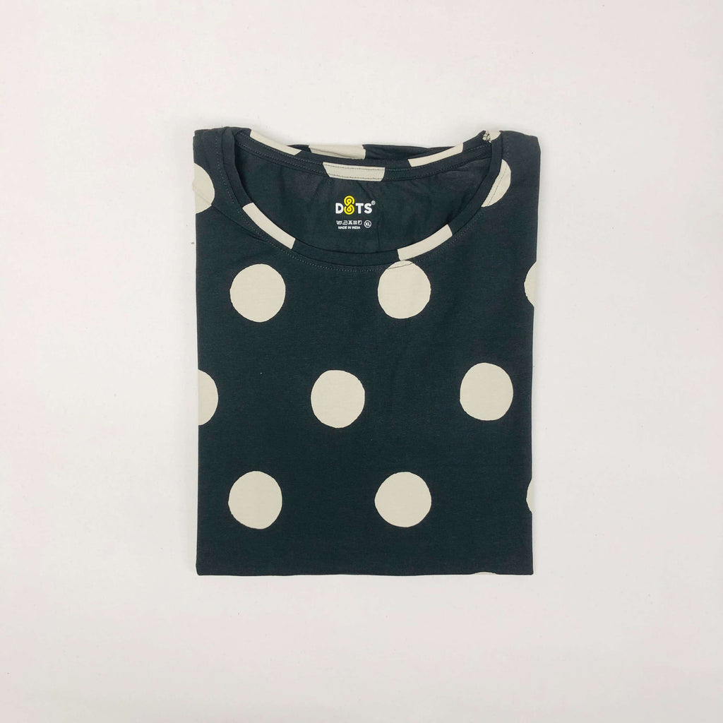 Dots Ladies Printed T-Shirt