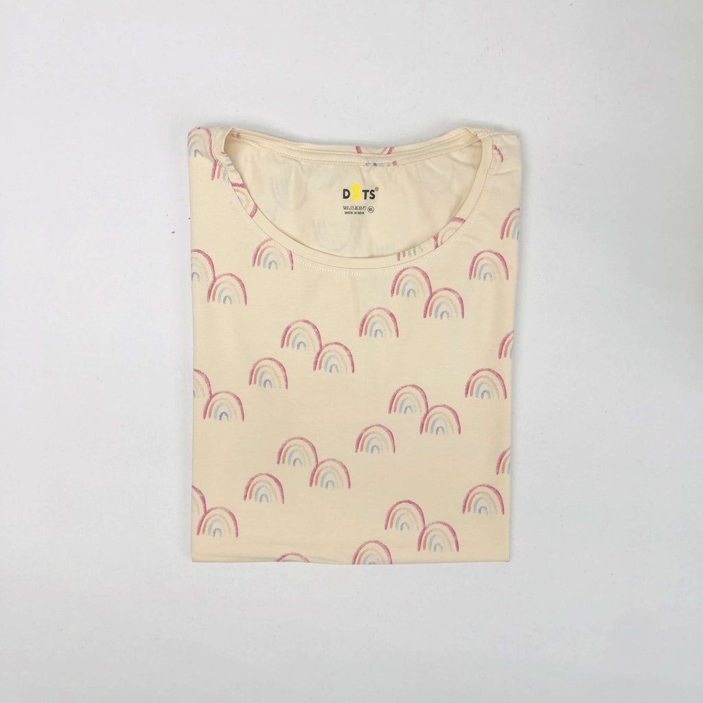 Dots Ladies Printed T-Shirt
