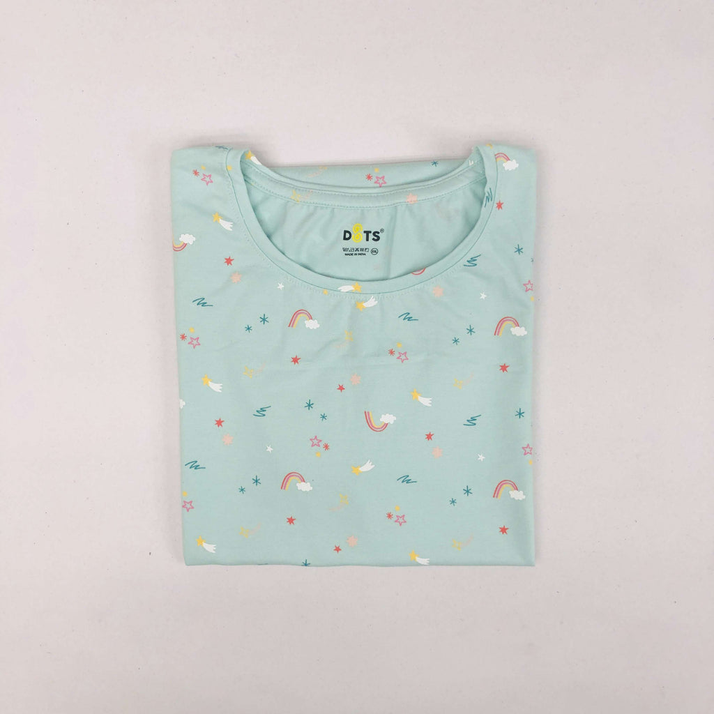 Dots Ladies Printed T-Shirt