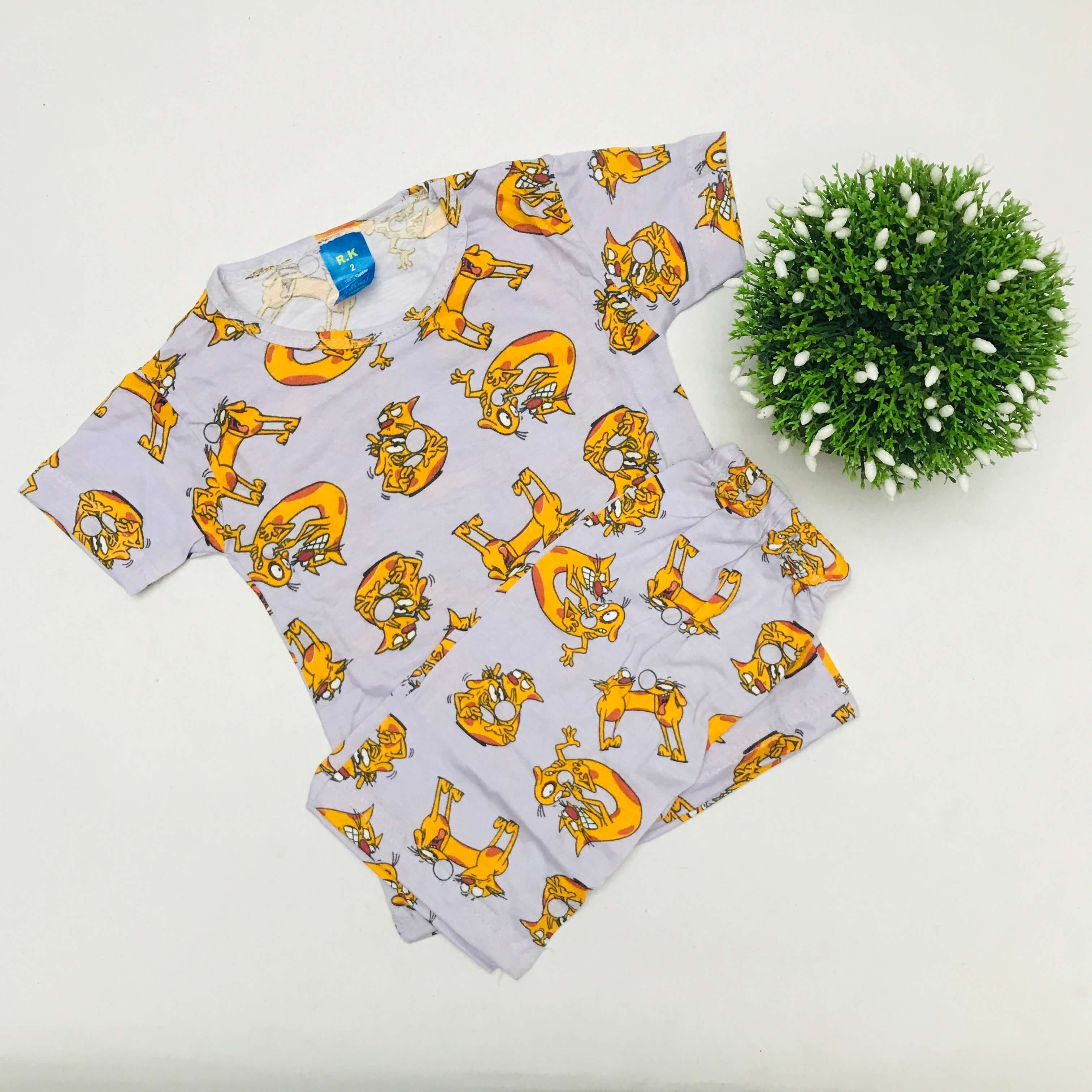 Kids Printed Shorts Set
