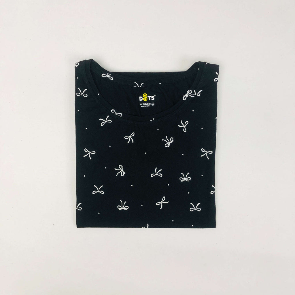 Dots Ladies Printed T-Shirt