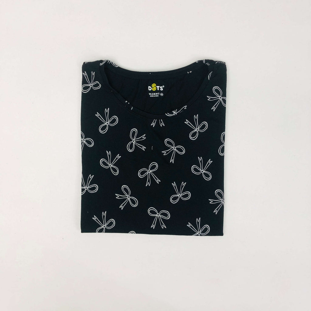 Dots Ladies Printed T-Shirt
