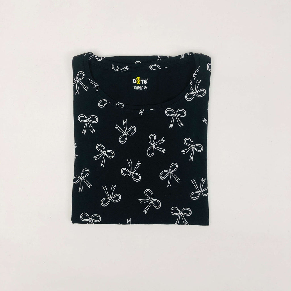 Dots Ladies Printed T-Shirt