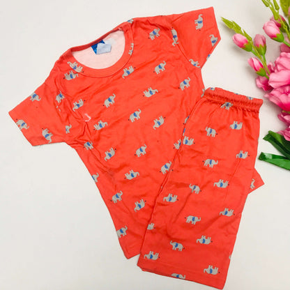 Kids Printed Shorts Set