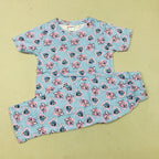 Pink Blue Printed Set