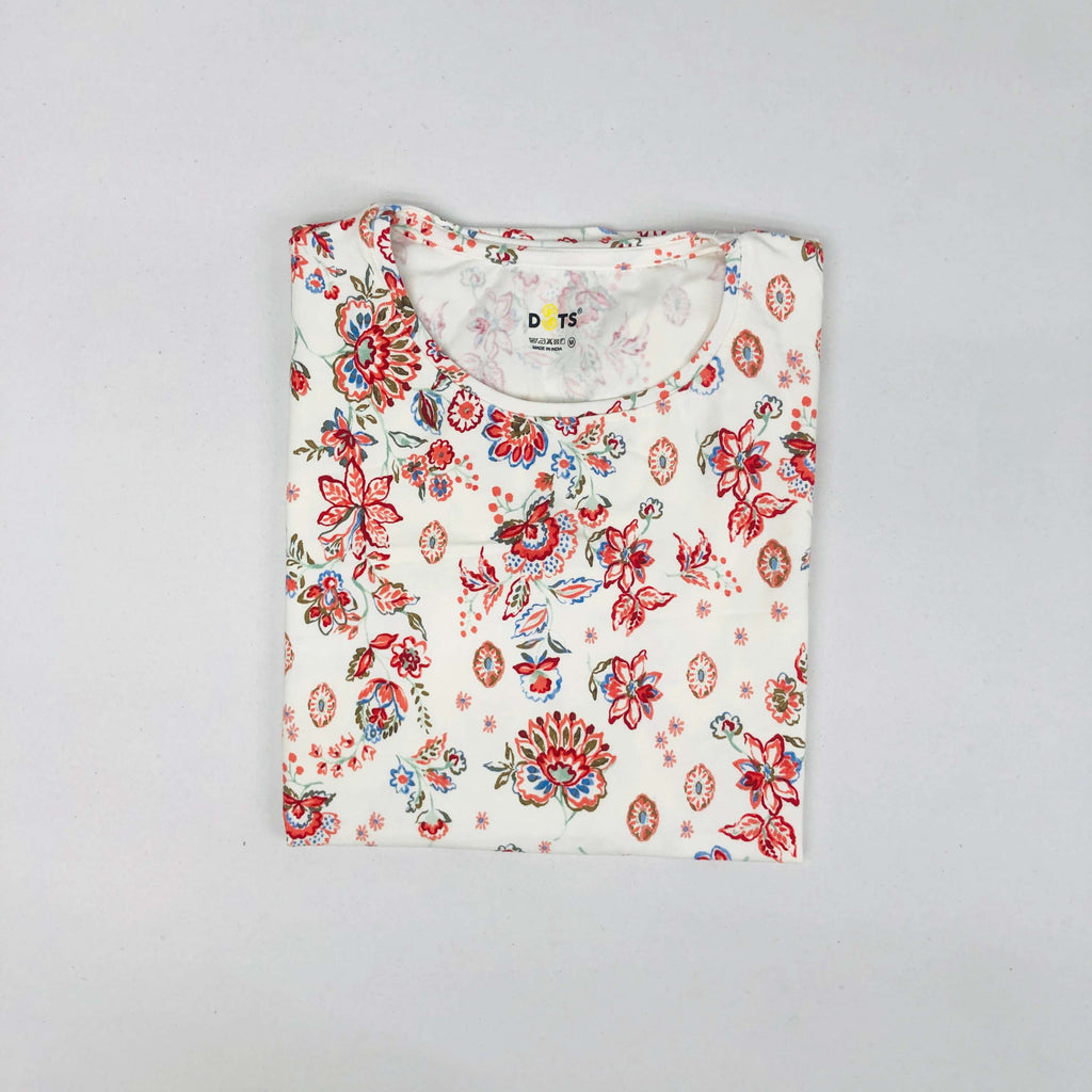 Dots Ladies Printed T-Shirt