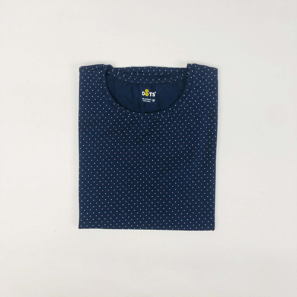 Dots Ladies Printed T-Shirt