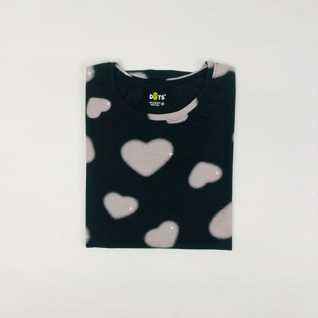 Dots Ladies Printed T-Shirt
