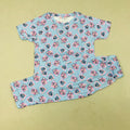 Pink Blue Printed Set