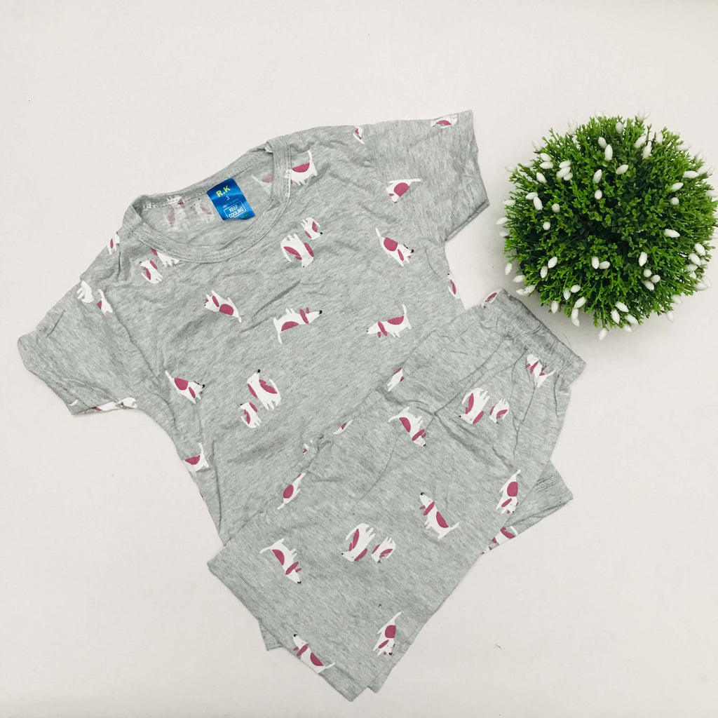 Kids Printed Shorts Set