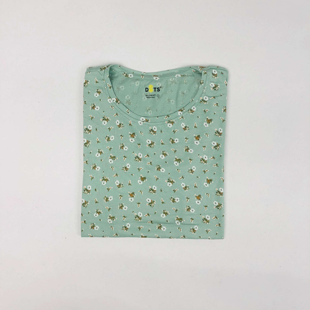 Dots Ladies Printed T-Shirt