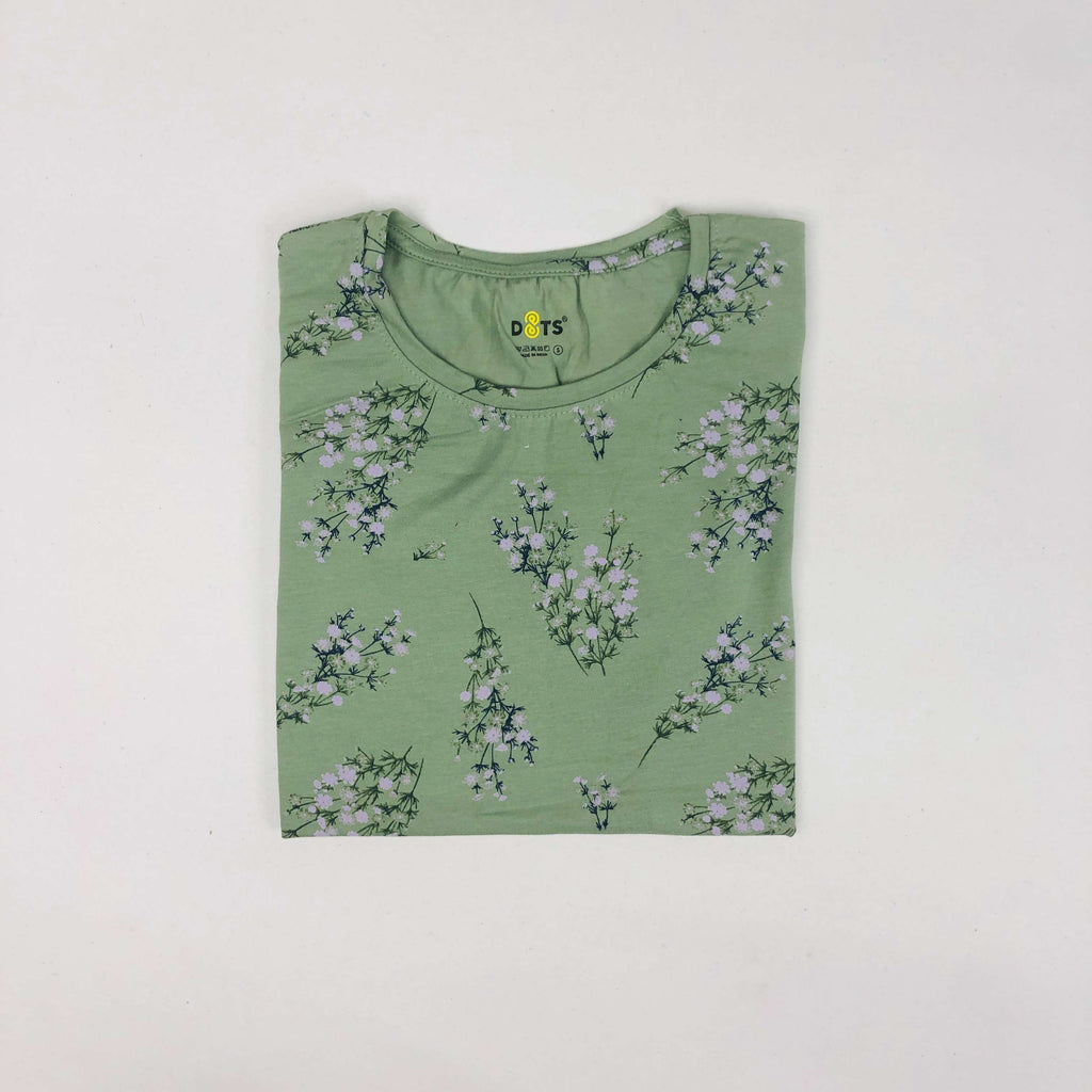 Dots Ladies Printed T-Shirt