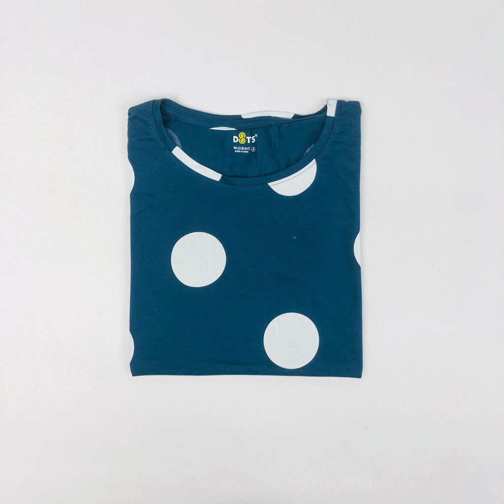 Dots Ladies Printed T-Shirt