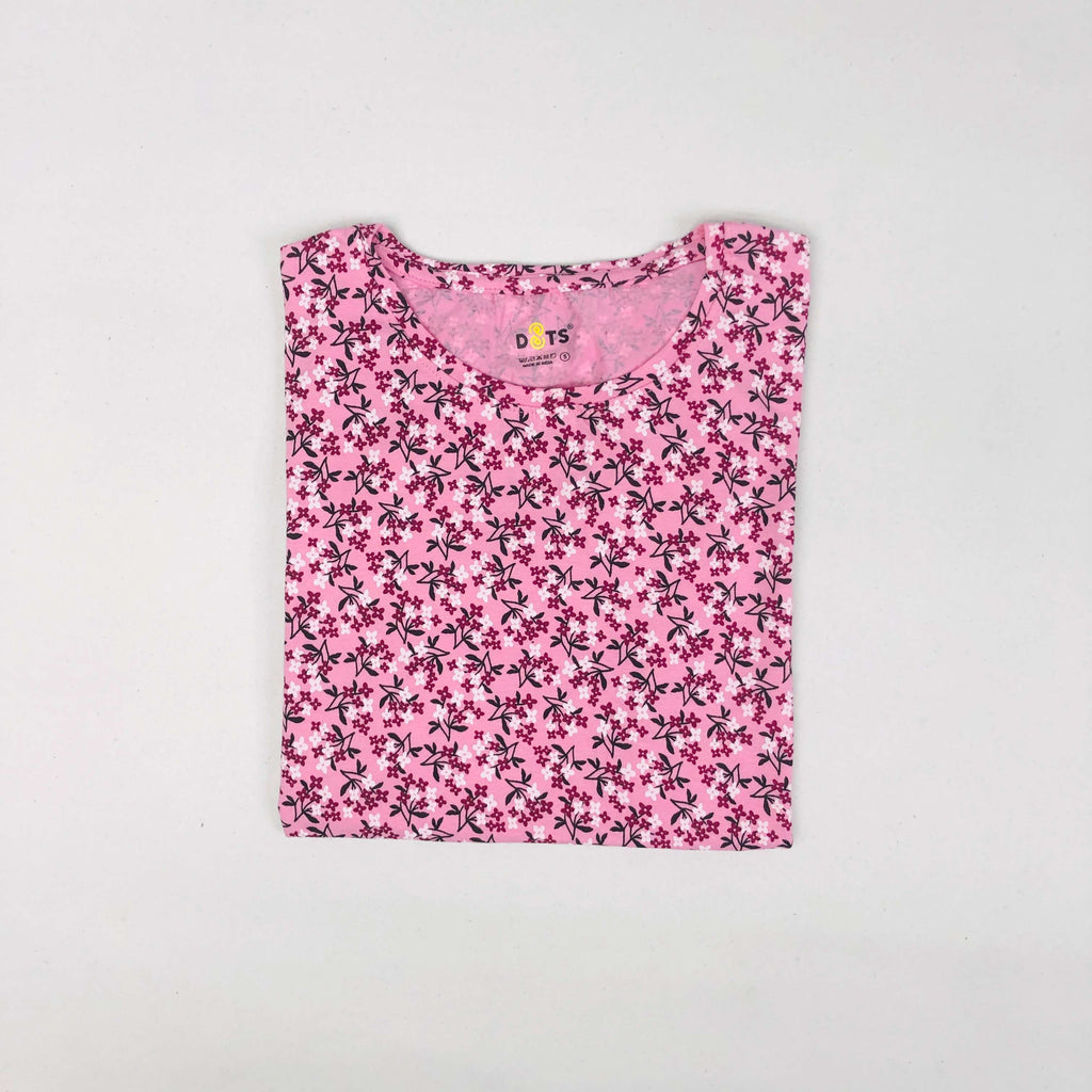 Dots Ladies Printed T-Shirt