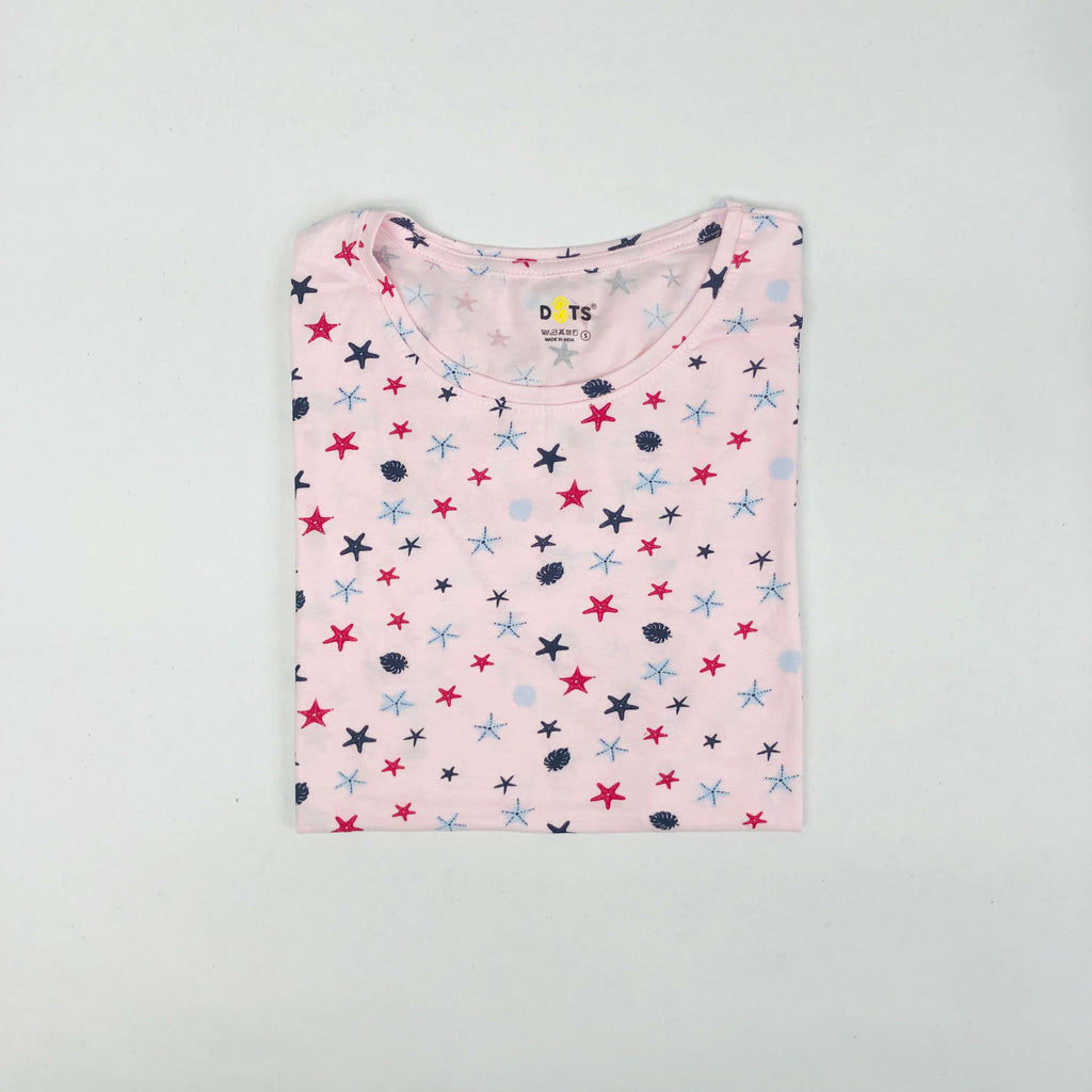 Dots Ladies Printed T-Shirt