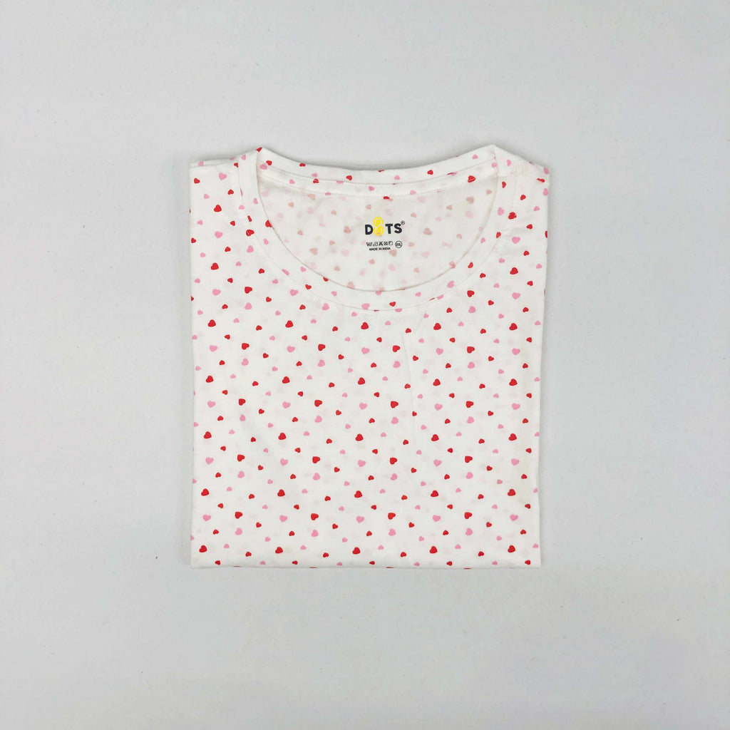 Dots Ladies Printed T-Shirt