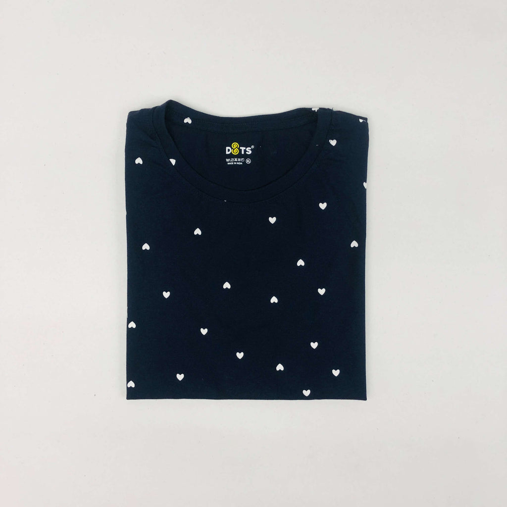 Dots Ladies Printed T-Shirt