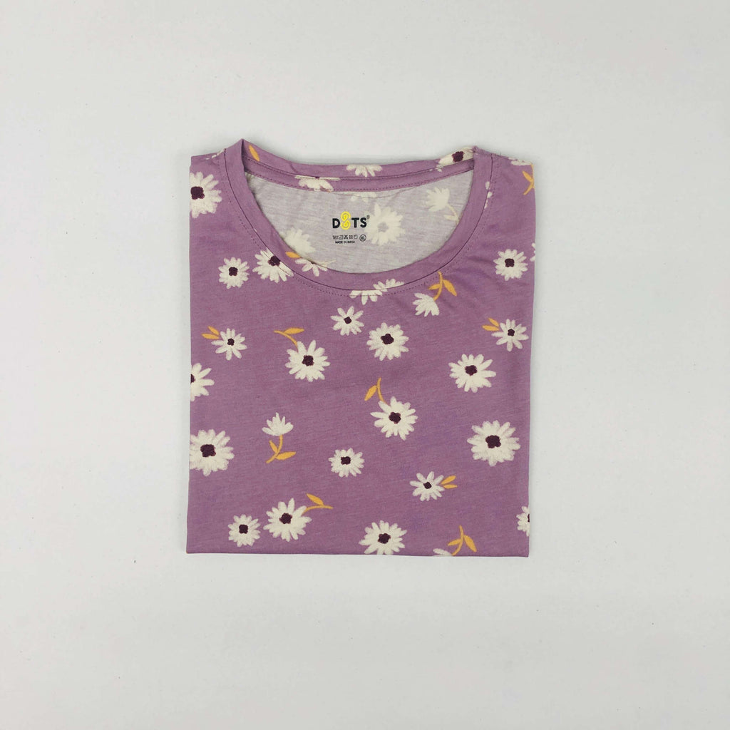 Dots Ladies Printed T-Shirt