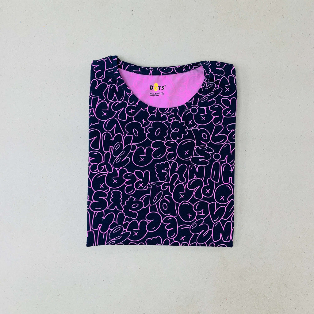 Dots Ladies Printed T-Shirt