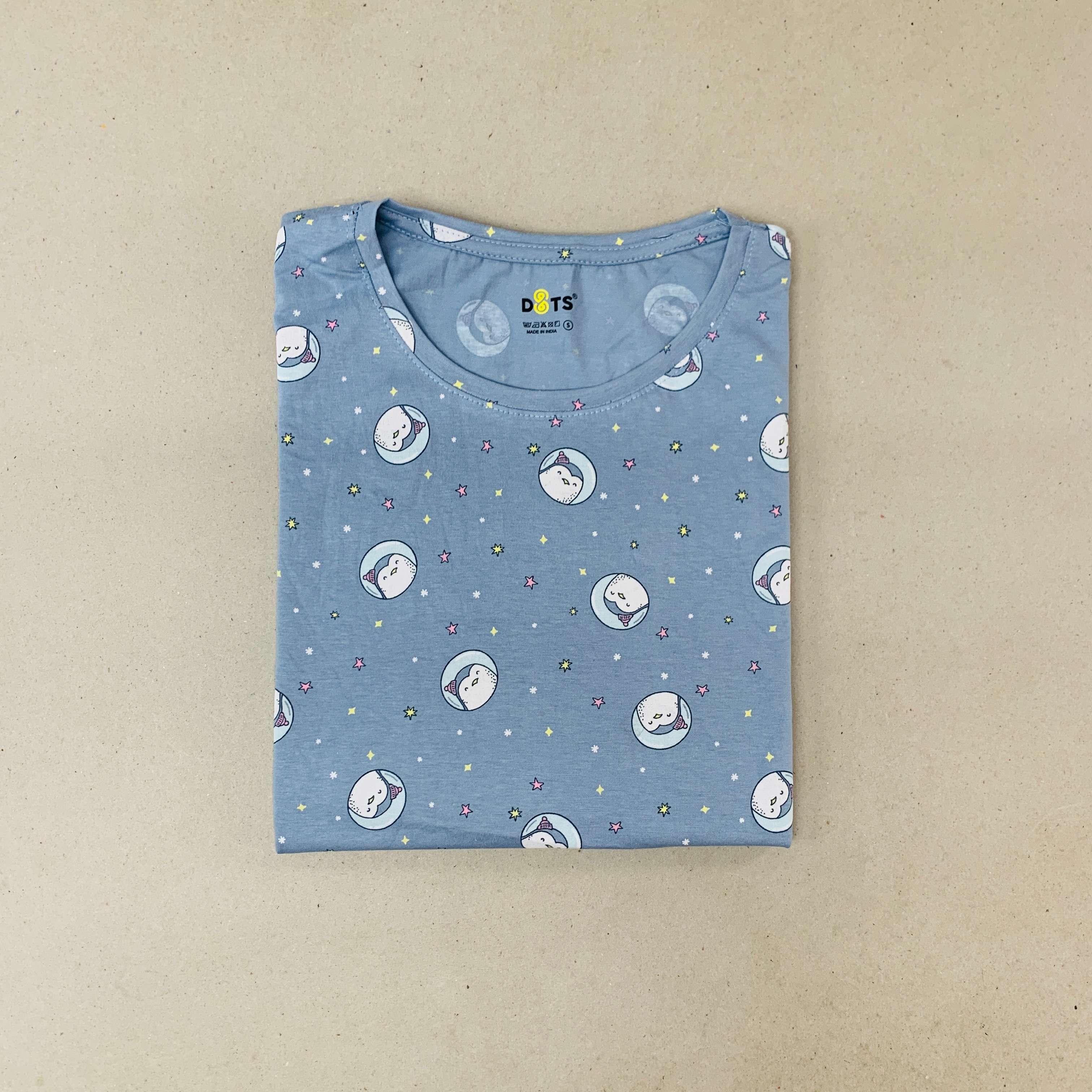 Dots Ladies Printed T-Shirt
