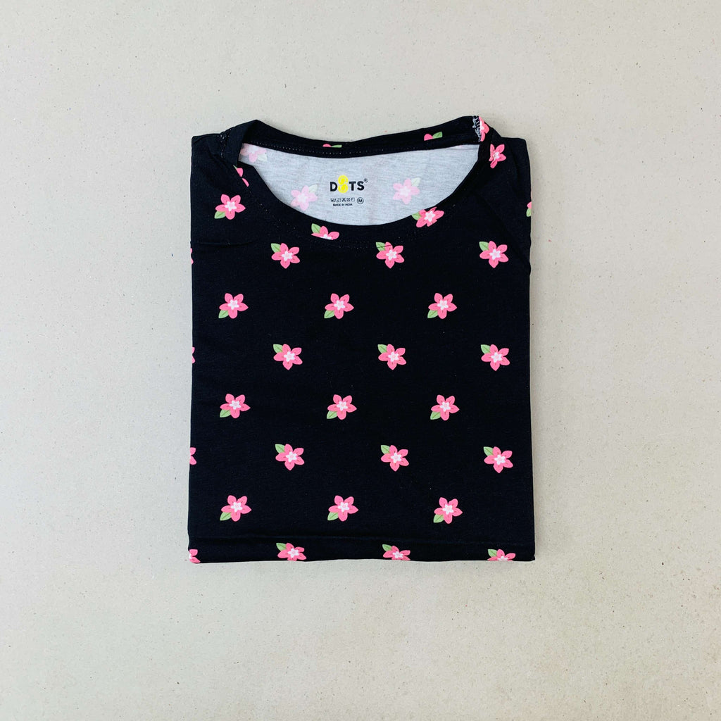 Dots Ladies Printed T-Shirt