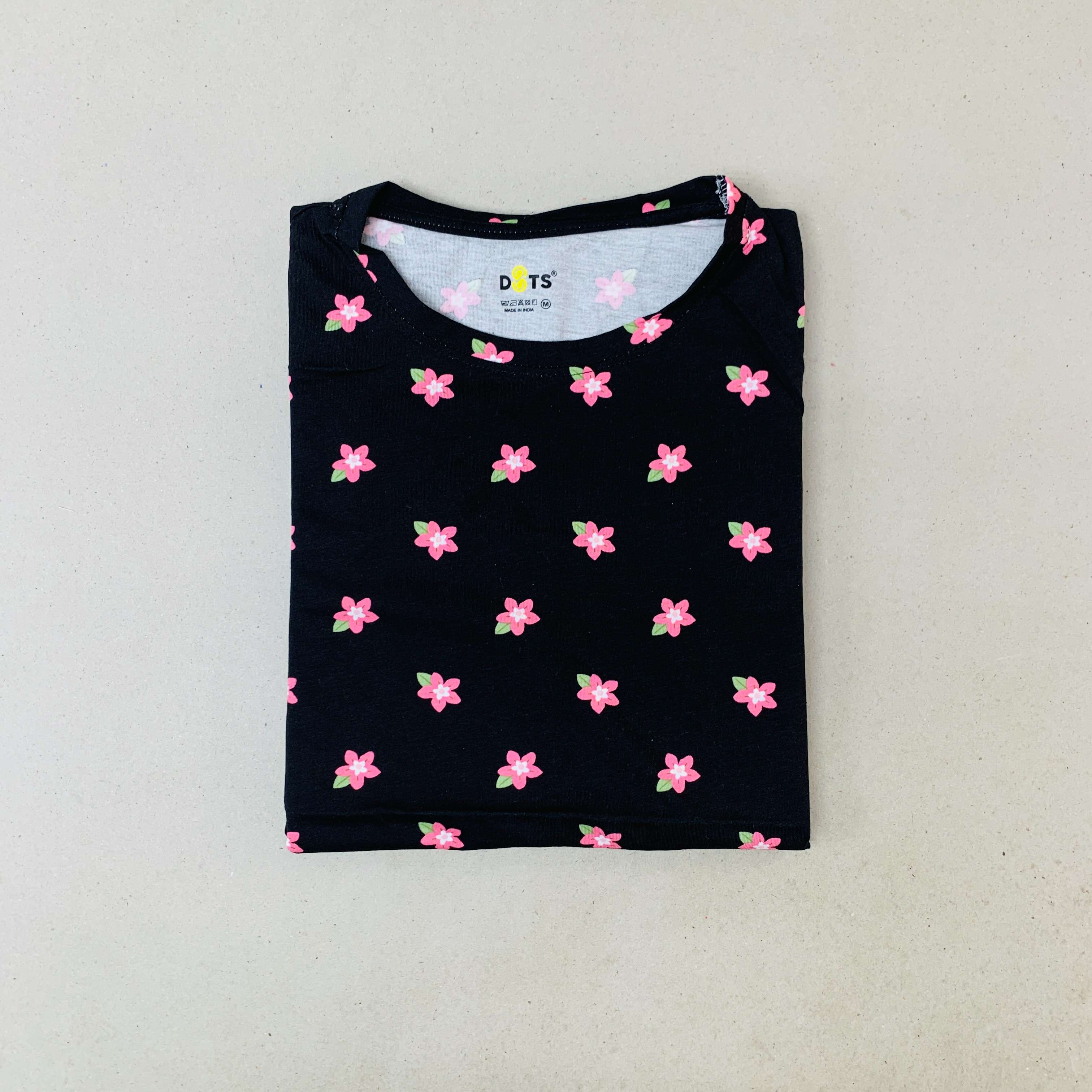 Dots Ladies Printed T-Shirt
