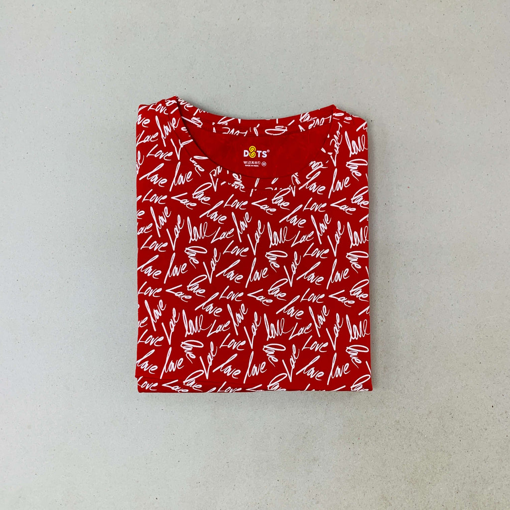 Dots Ladies Printed T-Shirt