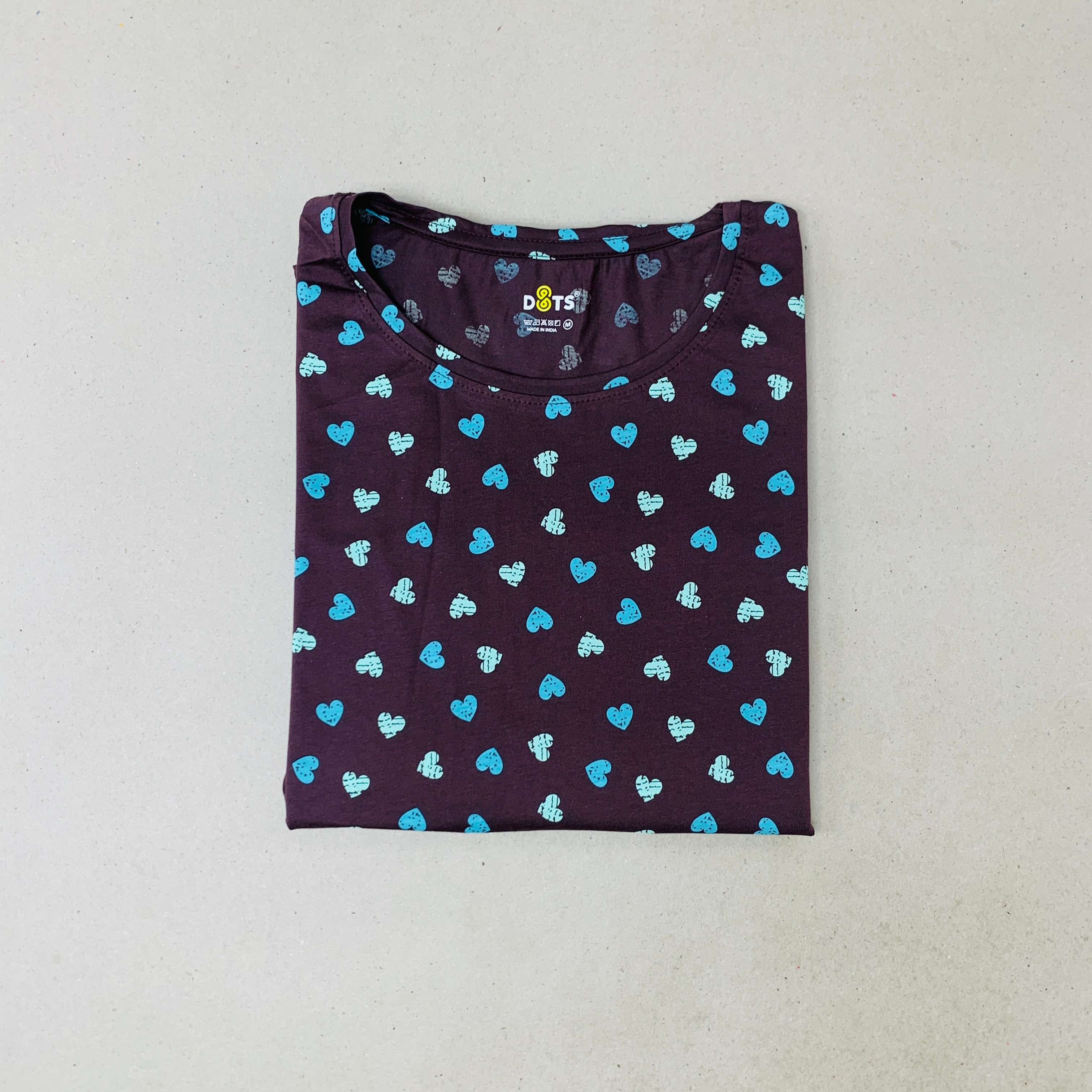 Dots Ladies Printed T-Shirt