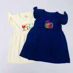 C Line Pretty Frock Combo Pack Of 2