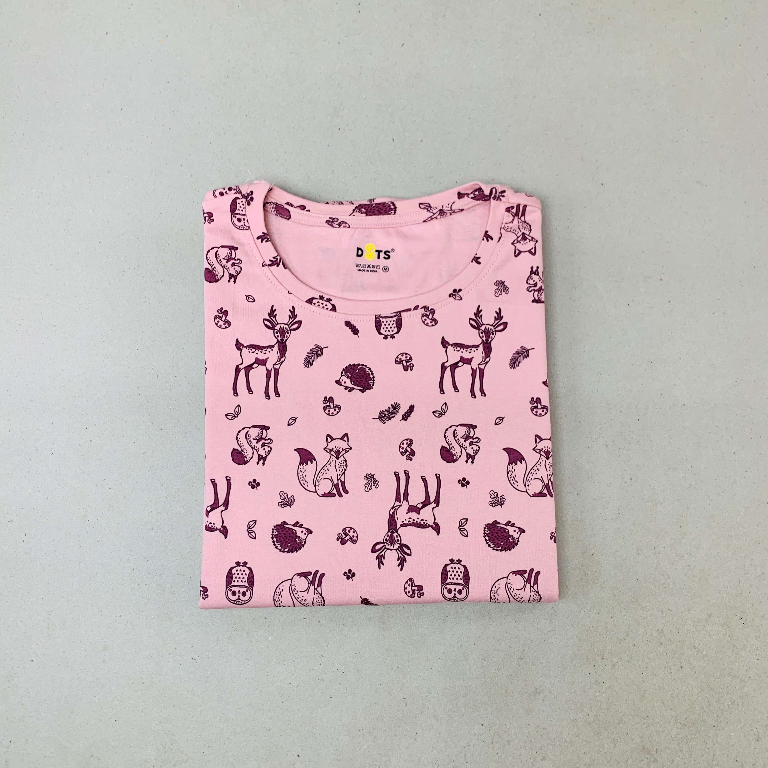 Dots Ladies Printed T-Shirt