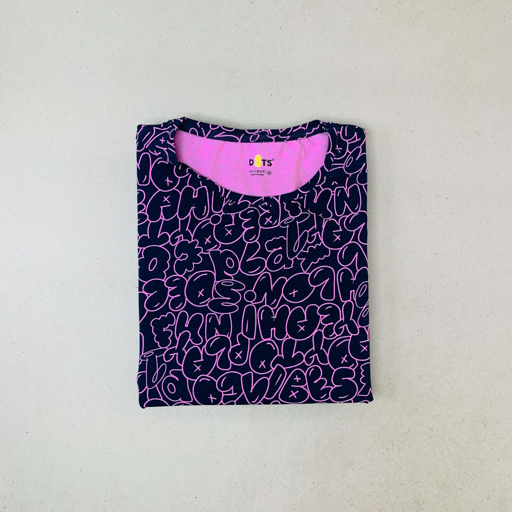Dots Ladies Printed T-Shirt