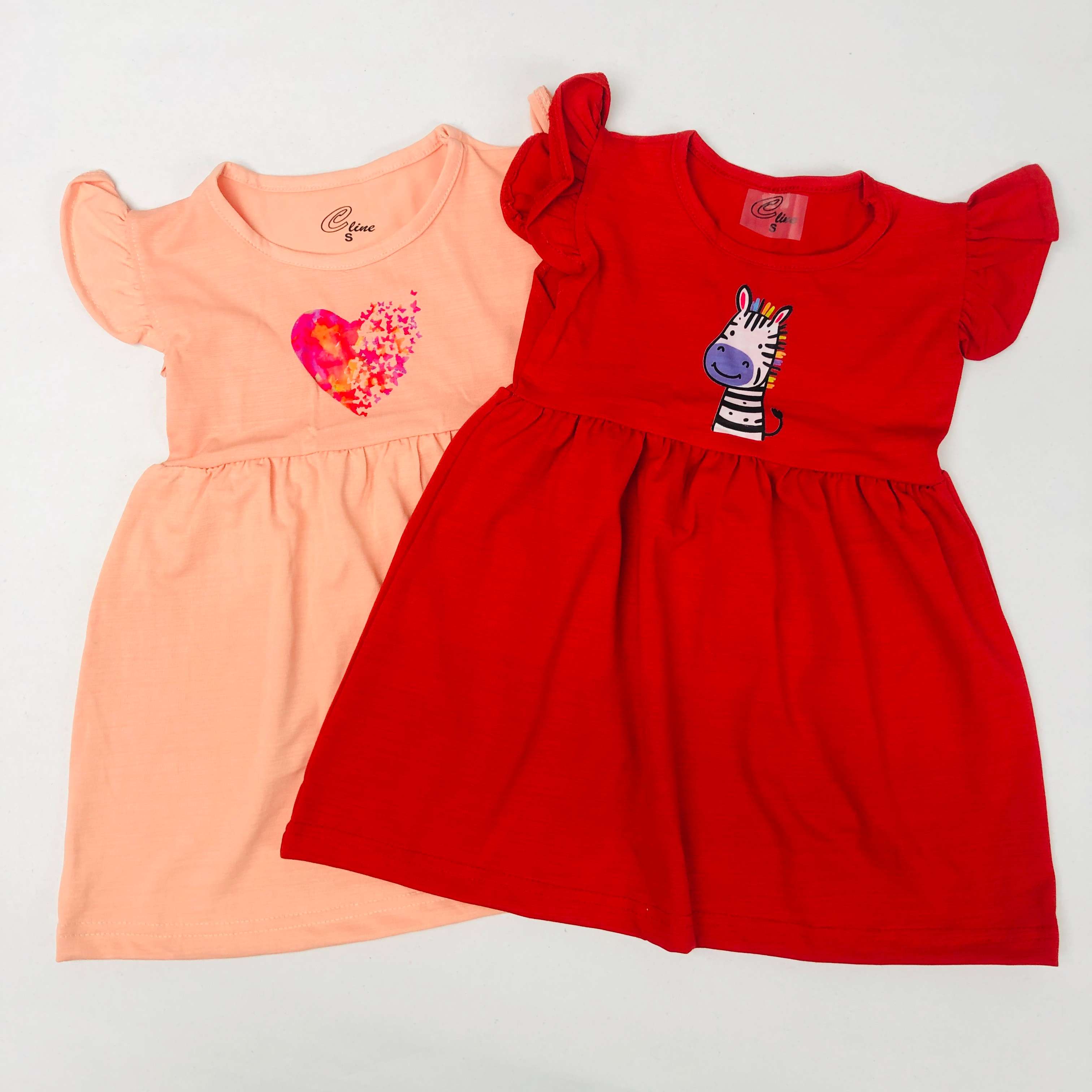 C Line Pretty Frock Combo Pack Of 2