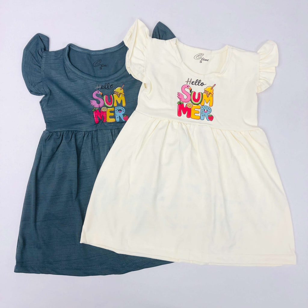 C Line Pretty Frock Combo Pack Of 2