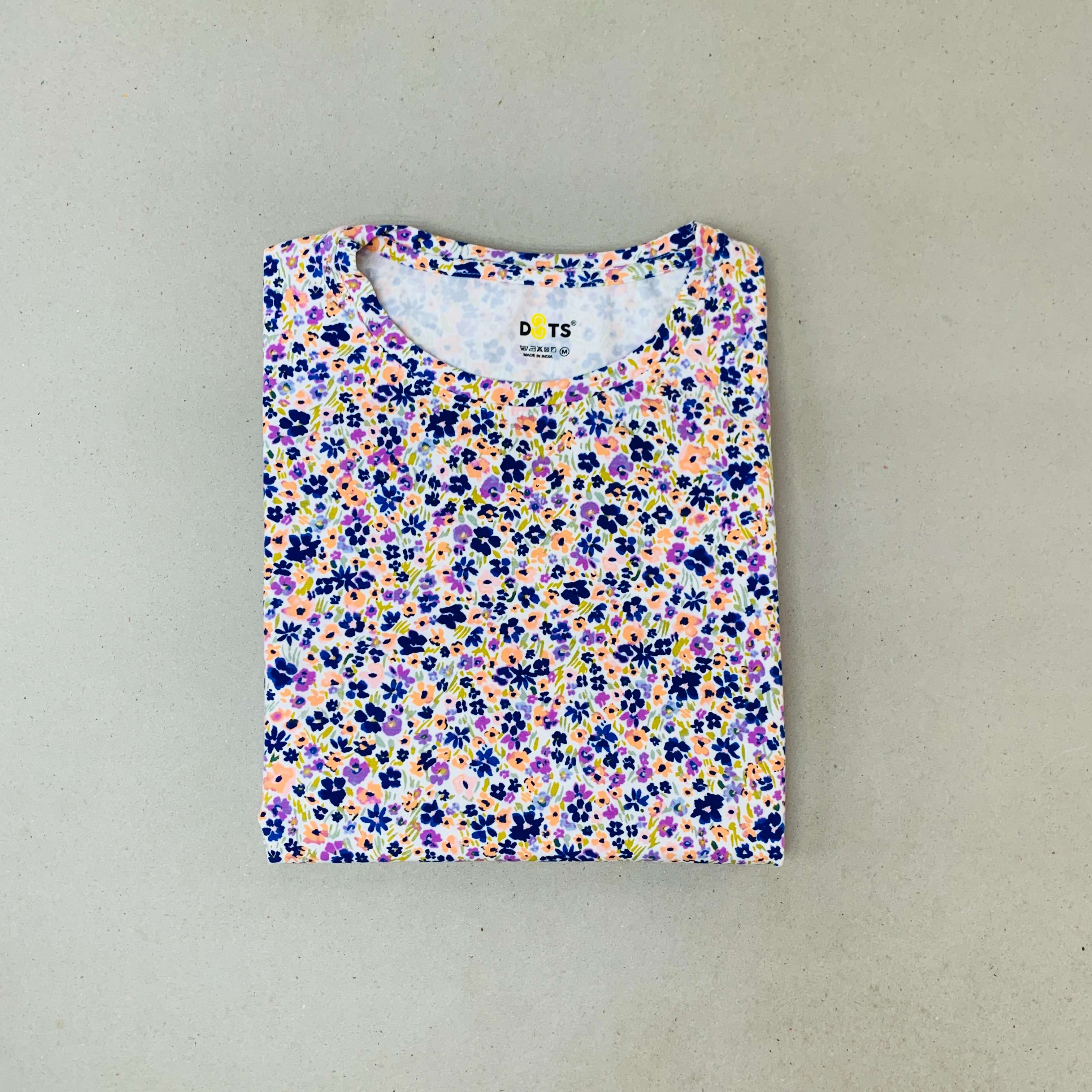 Dots Ladies Printed T-Shirt
