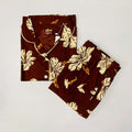 Dots Collar Pant Set with Pocket