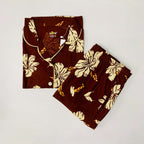 Dots Collar Pant Set with Pocket