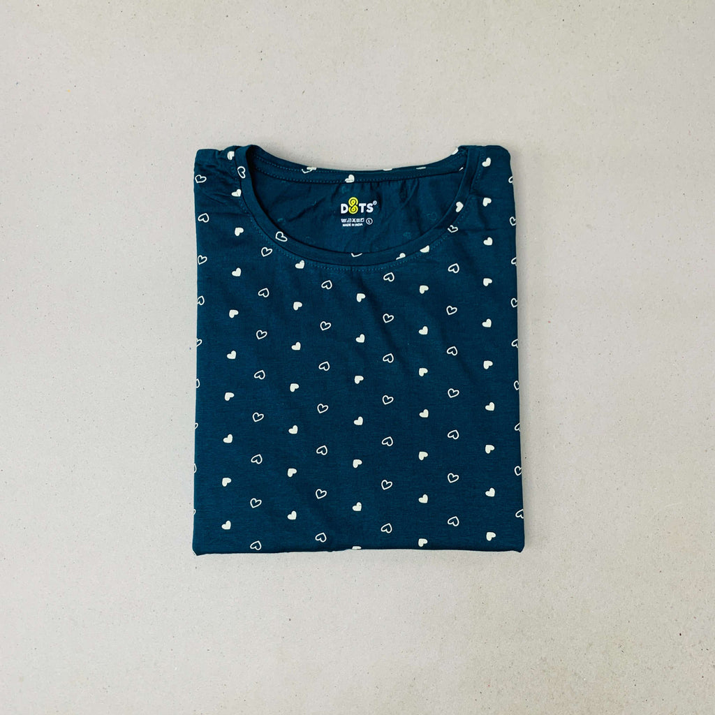 Dots Ladies Printed T-Shirt