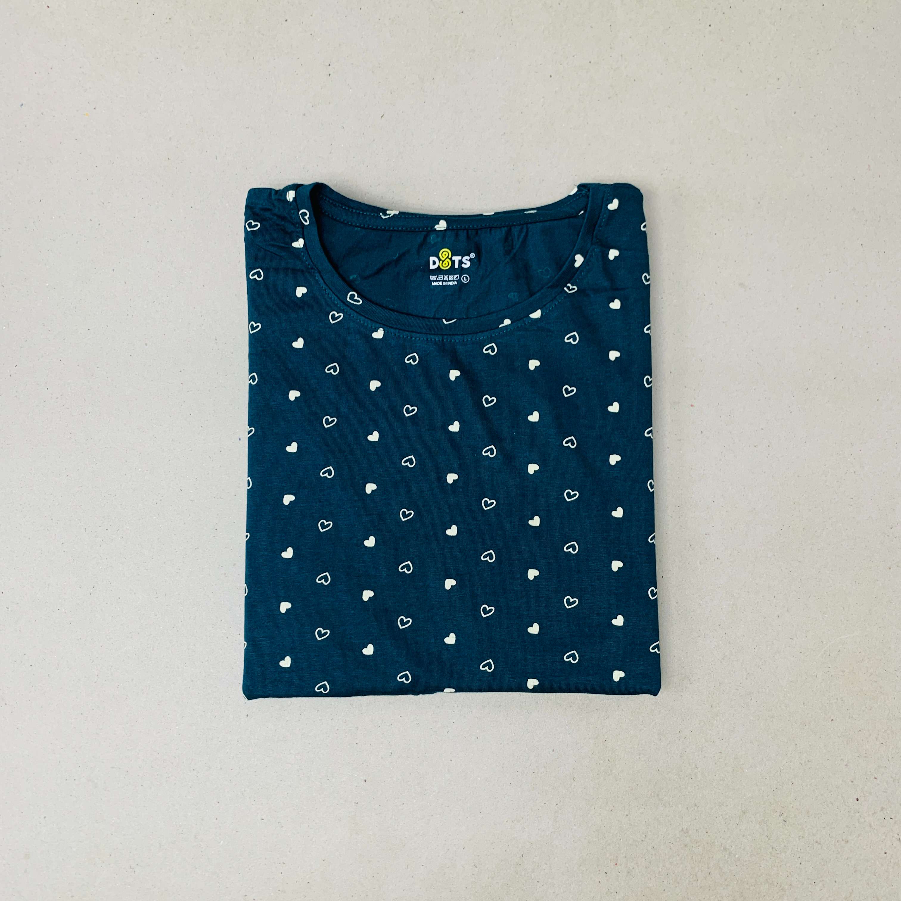 Dots Ladies Printed T-Shirt