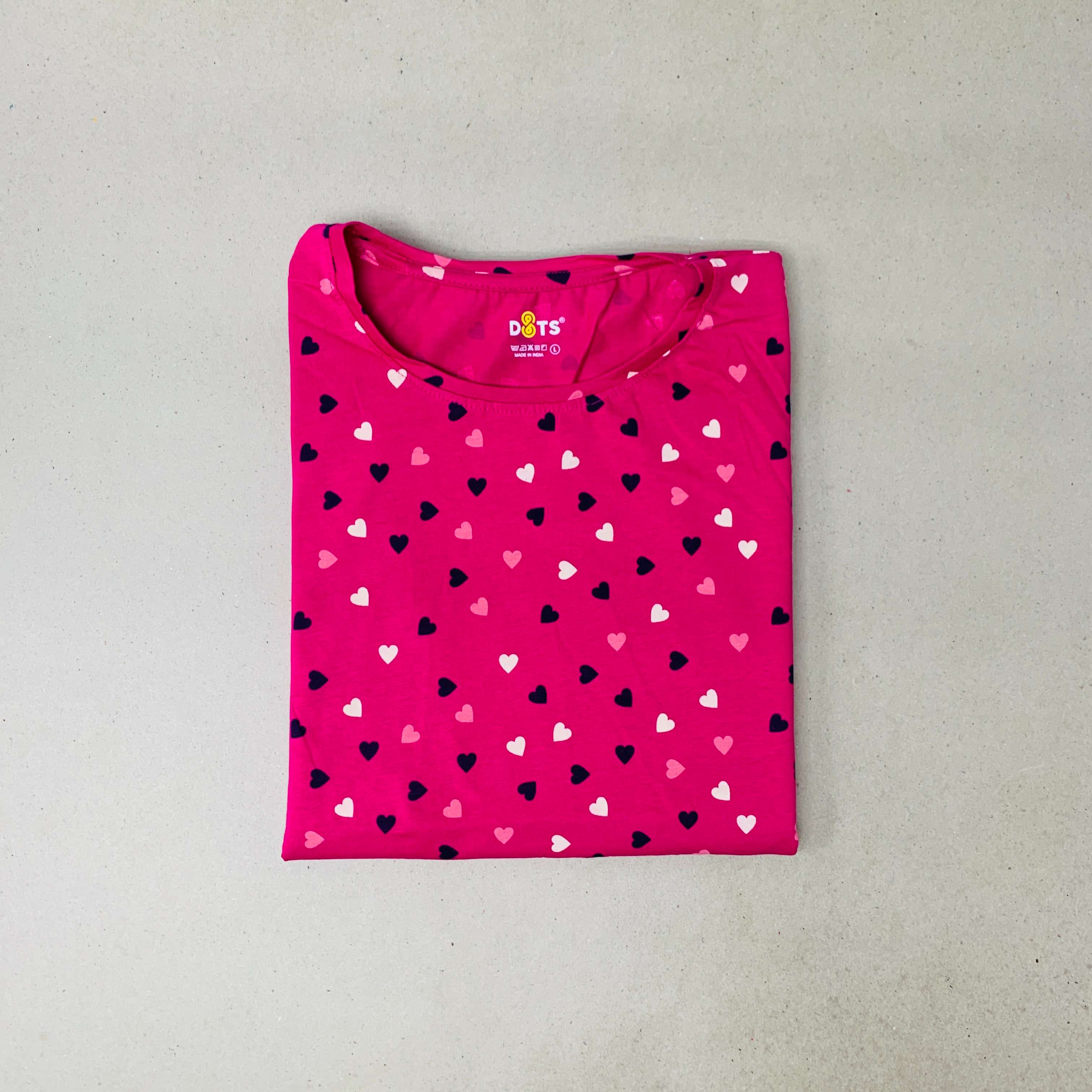 Dots Ladies Printed T-Shirt