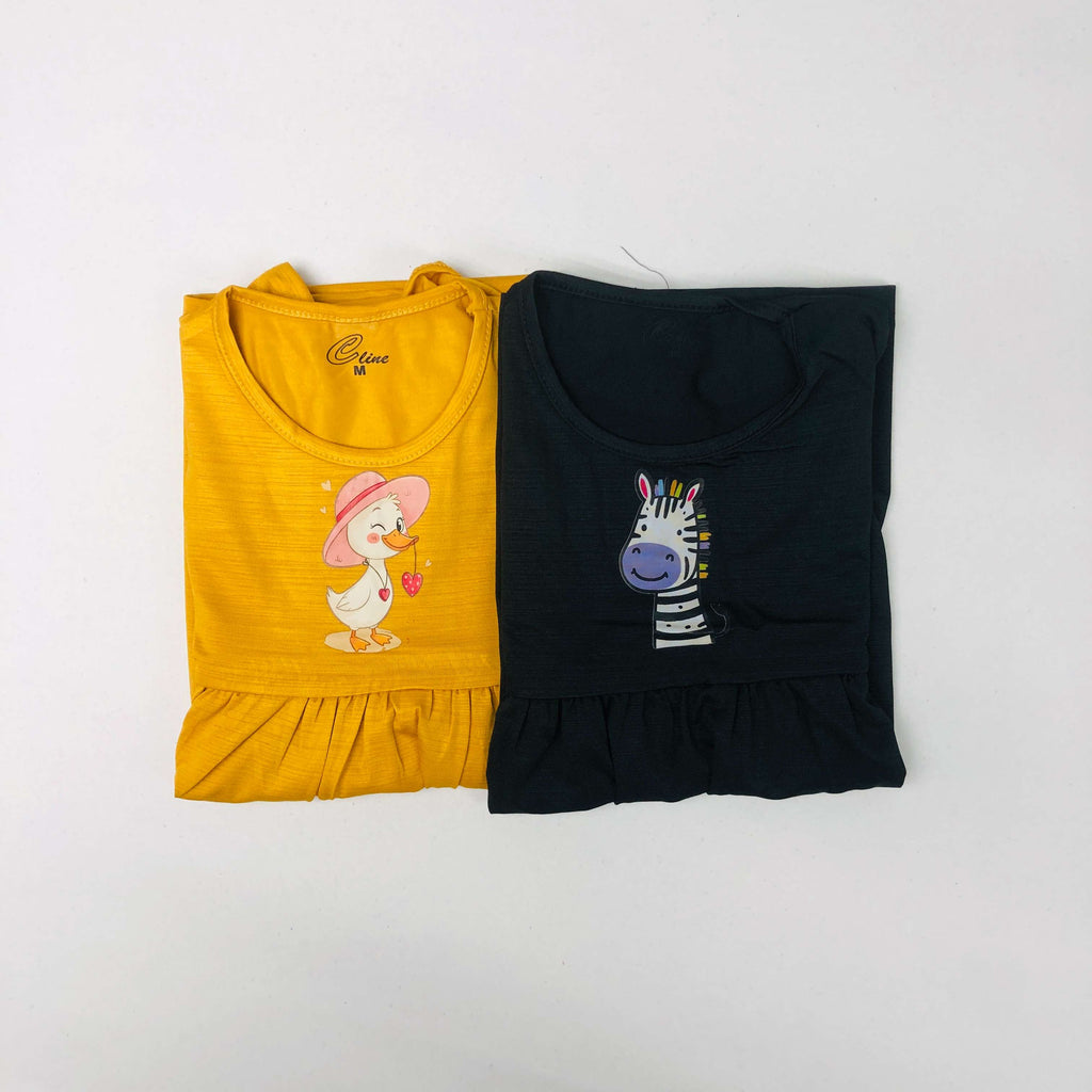 C Line Pretty Frock Combo Pack Of 2