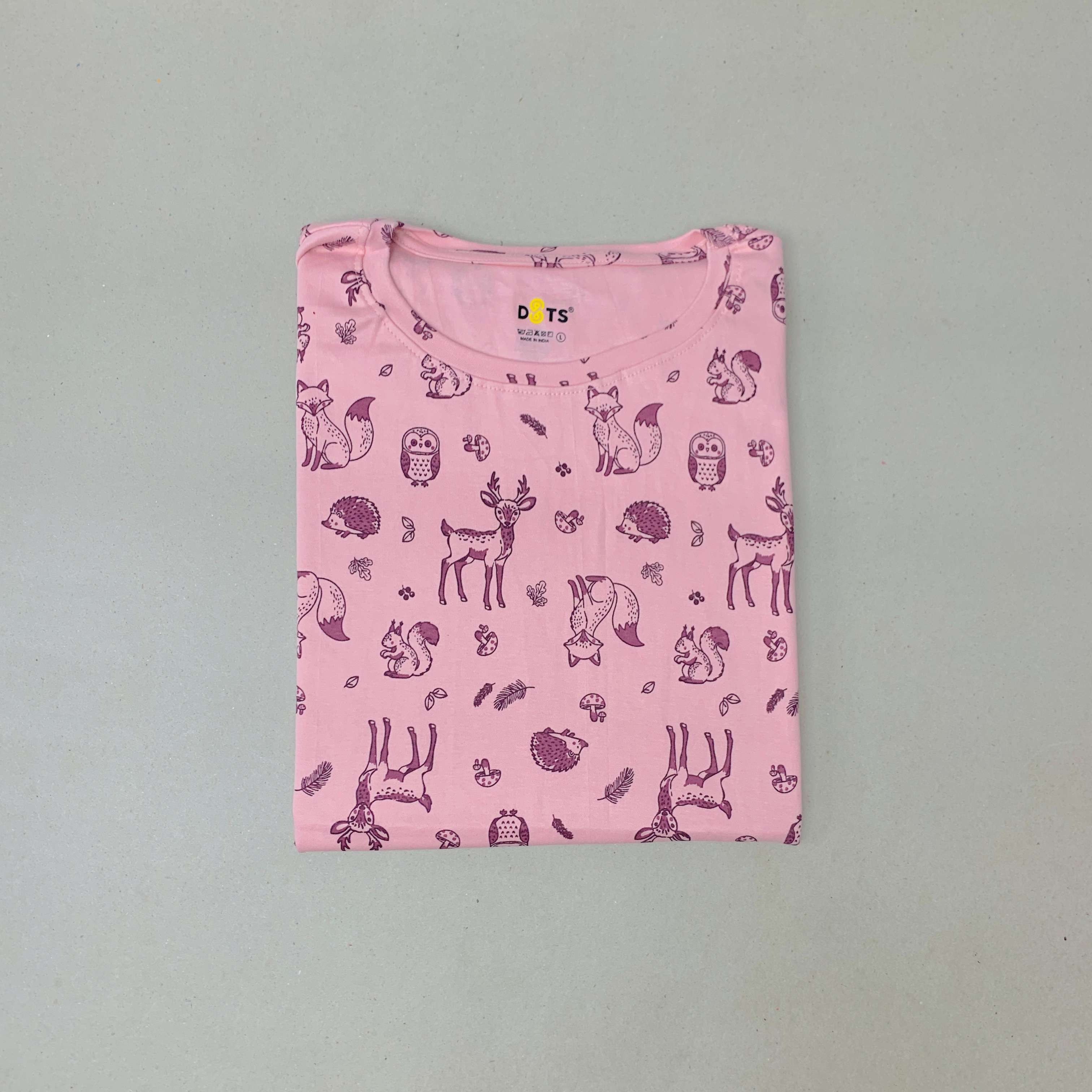 Dots Ladies Printed T-Shirt