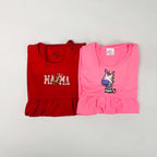 C Line Pretty Frock Combo Pack Of 2